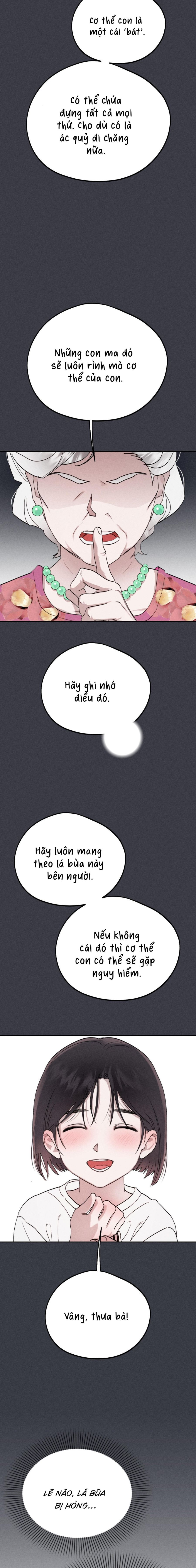 [KHÔNG CHE] Người Đàn Ông Có Ma Theo Sau Chap 5 - trang 10