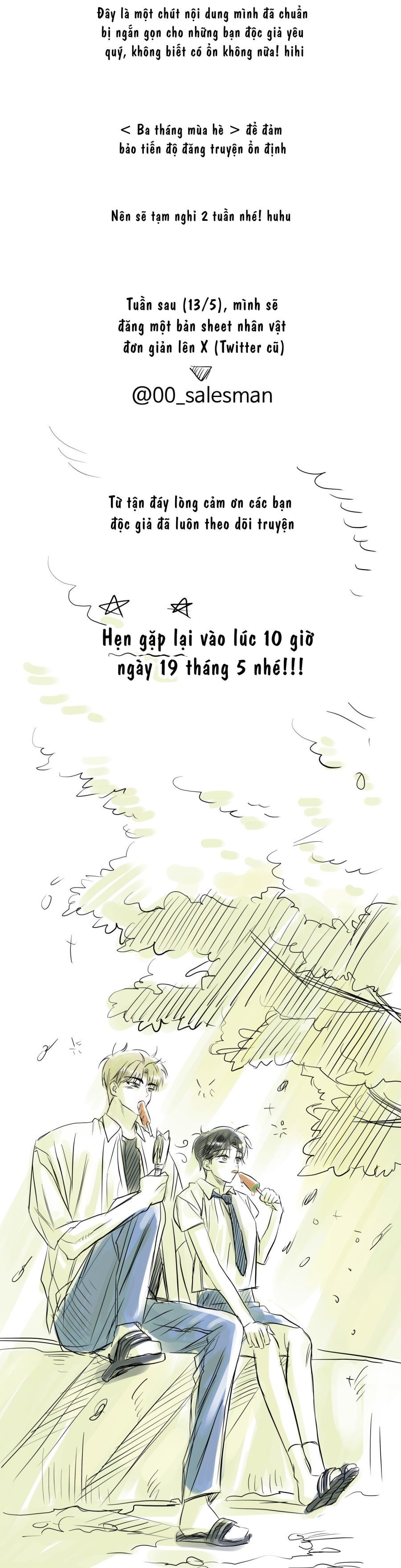 Ba Tháng Mùa Hè Chap 20.5 - trang 2