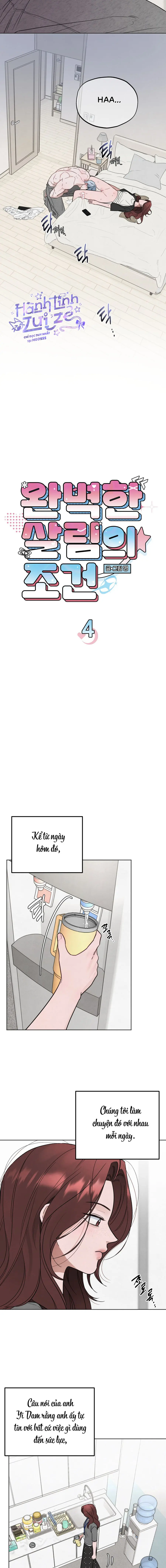 Điều Kiện Cho Một Mái Ấm Hoàn Hảo Chap 4 - trang 9
